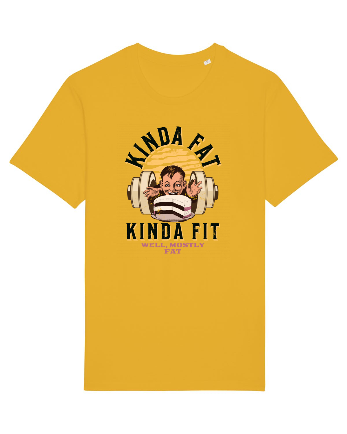 Tricou mânecă scurtă Unisex Rocker Spectra Yellow
