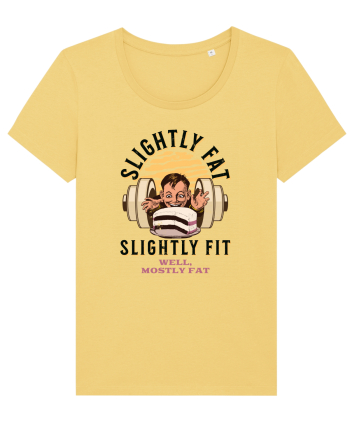 Un pic gras aproape fit. Tricou de mers la sală Jojoba