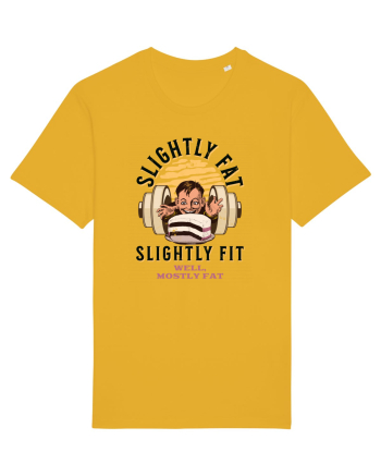 Un pic gras aproape fit. Tricou de mers la sală Spectra Yellow