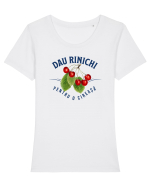 Dau rinichi pentru o cireașă Tricou mânecă scurtă guler larg fitted Damă Expresser