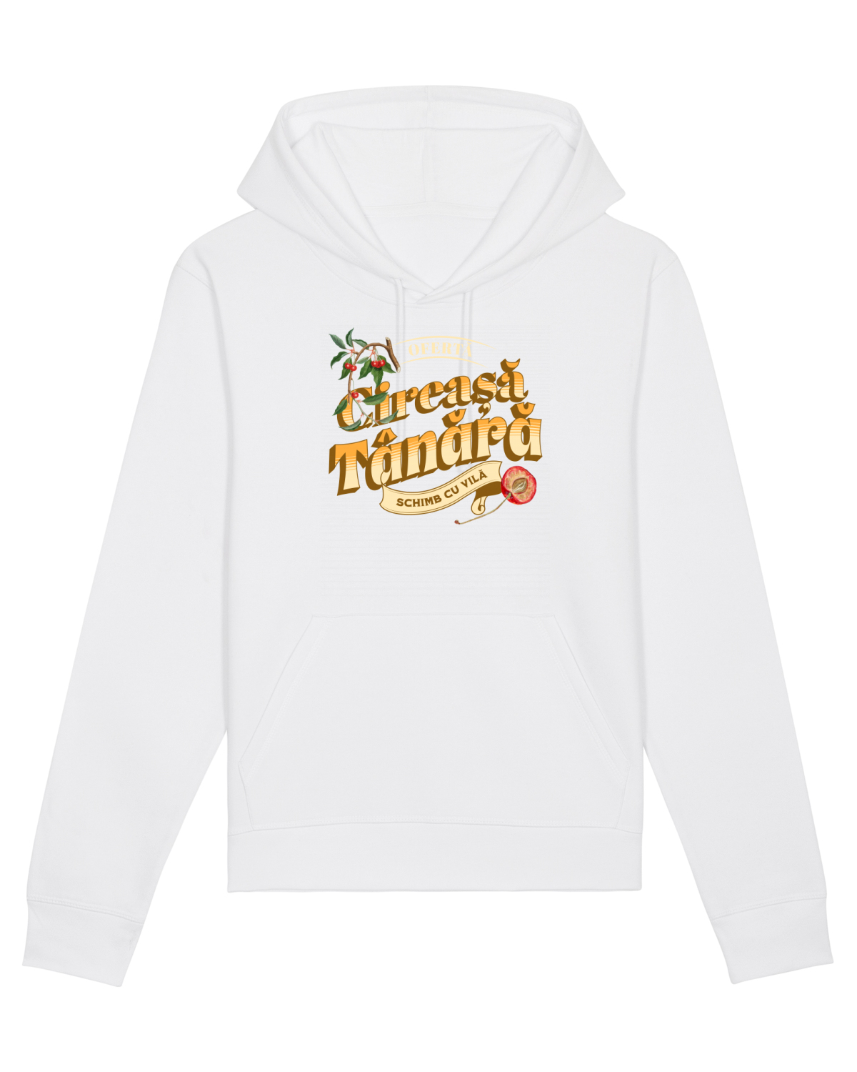 Hanorac Unisex Drummer White
