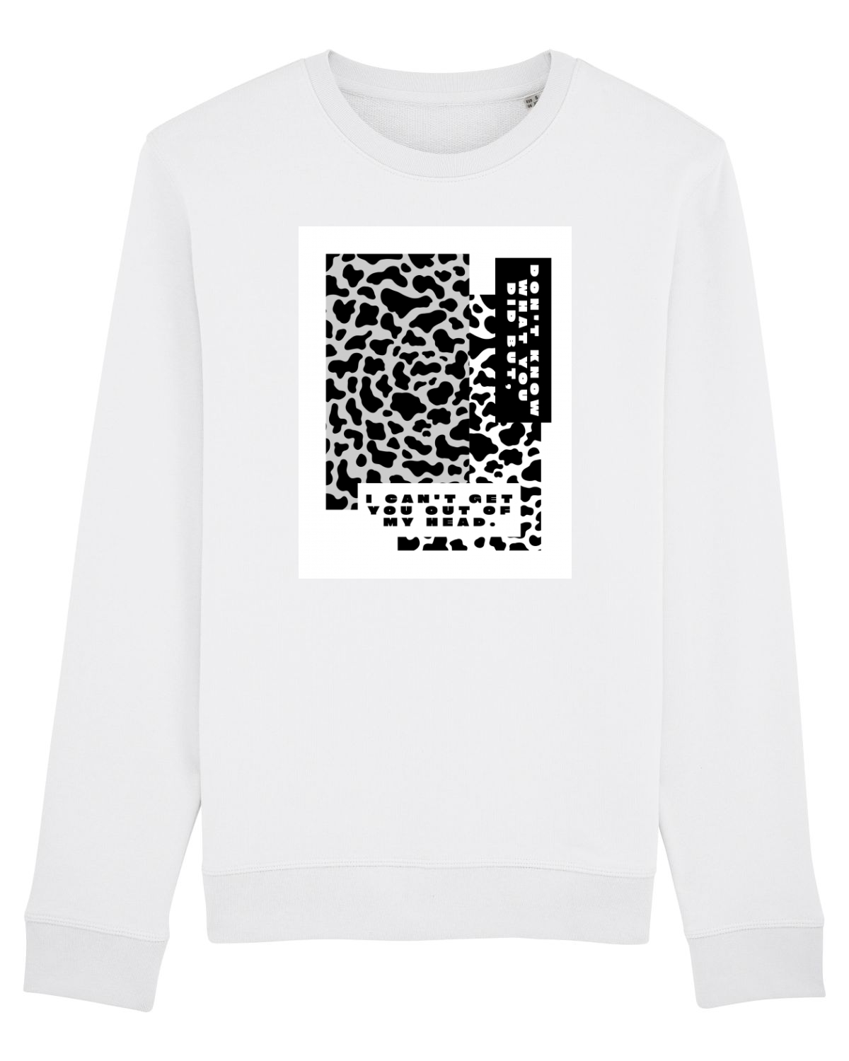 Bluză mânecă lungă Unisex Rise White