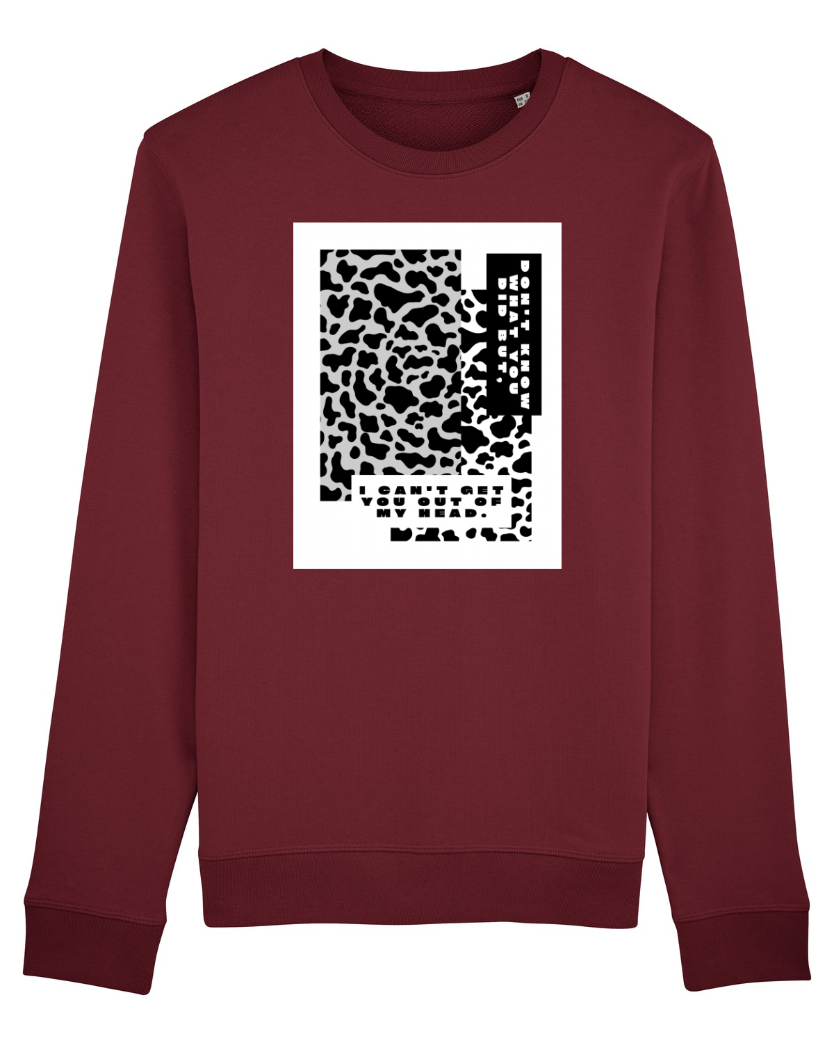 Bluză mânecă lungă Unisex Rise Burgundy