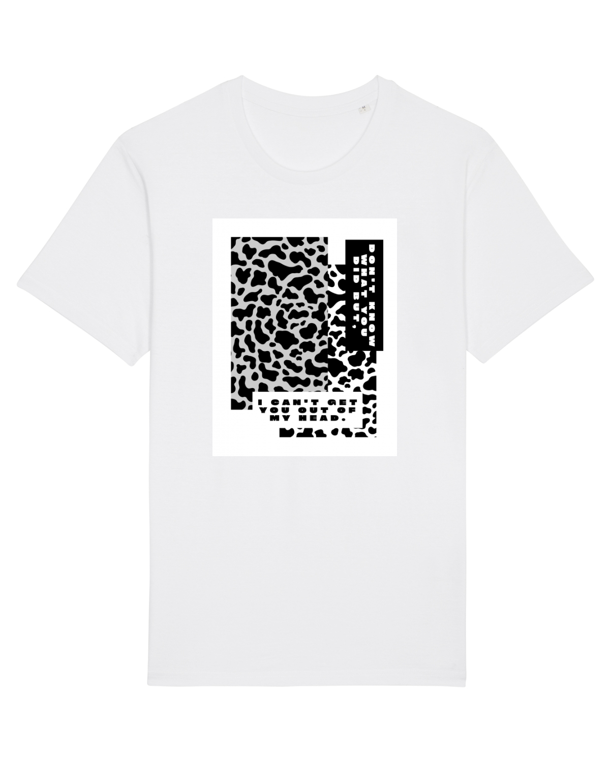 Tricou mânecă scurtă Unisex Rocker White