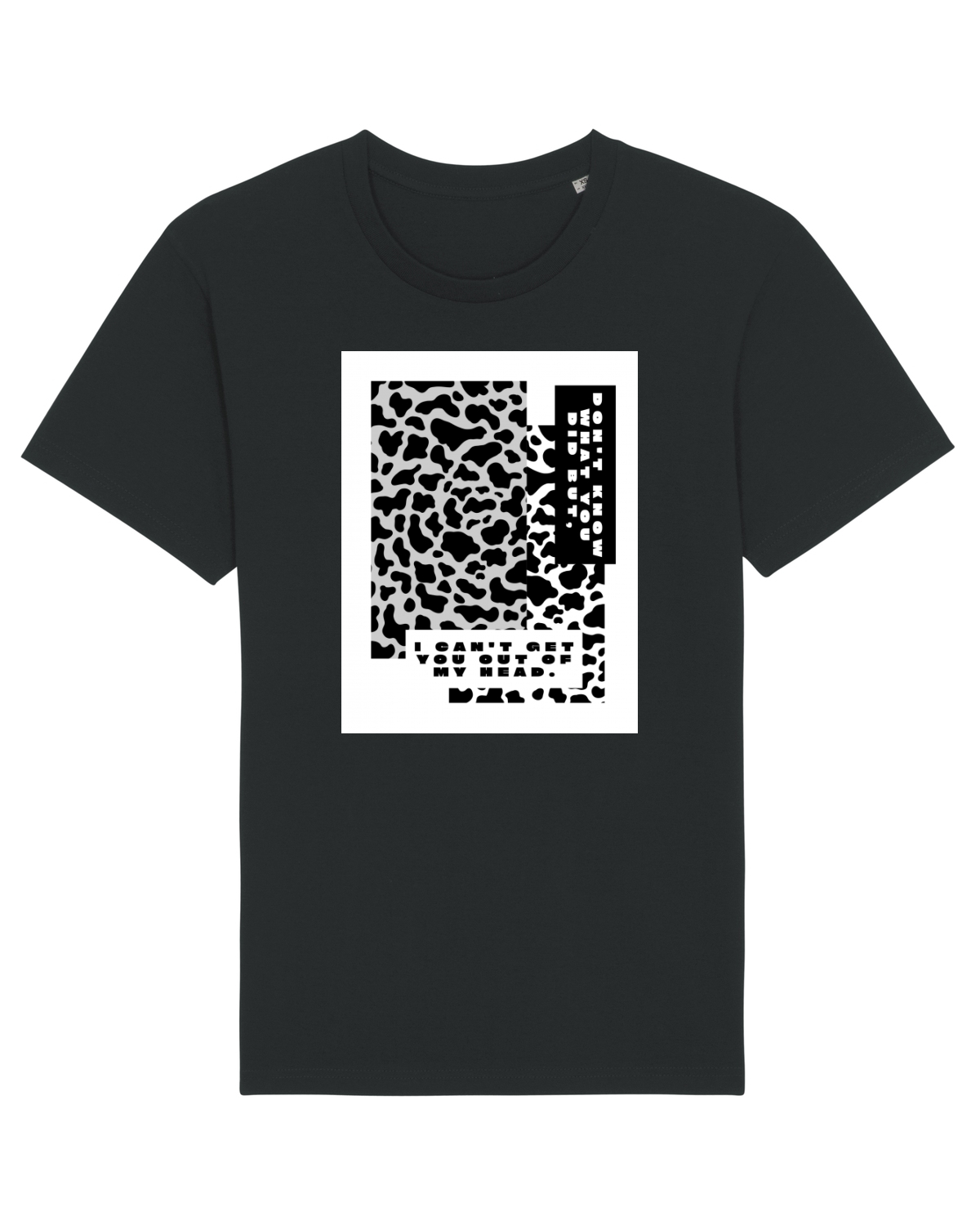 Tricou mânecă scurtă Unisex Rocker Black