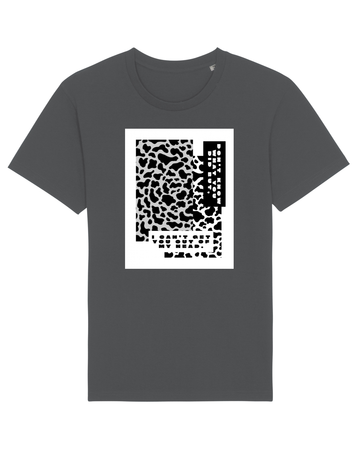 Tricou mânecă scurtă Unisex Rocker Anthracite