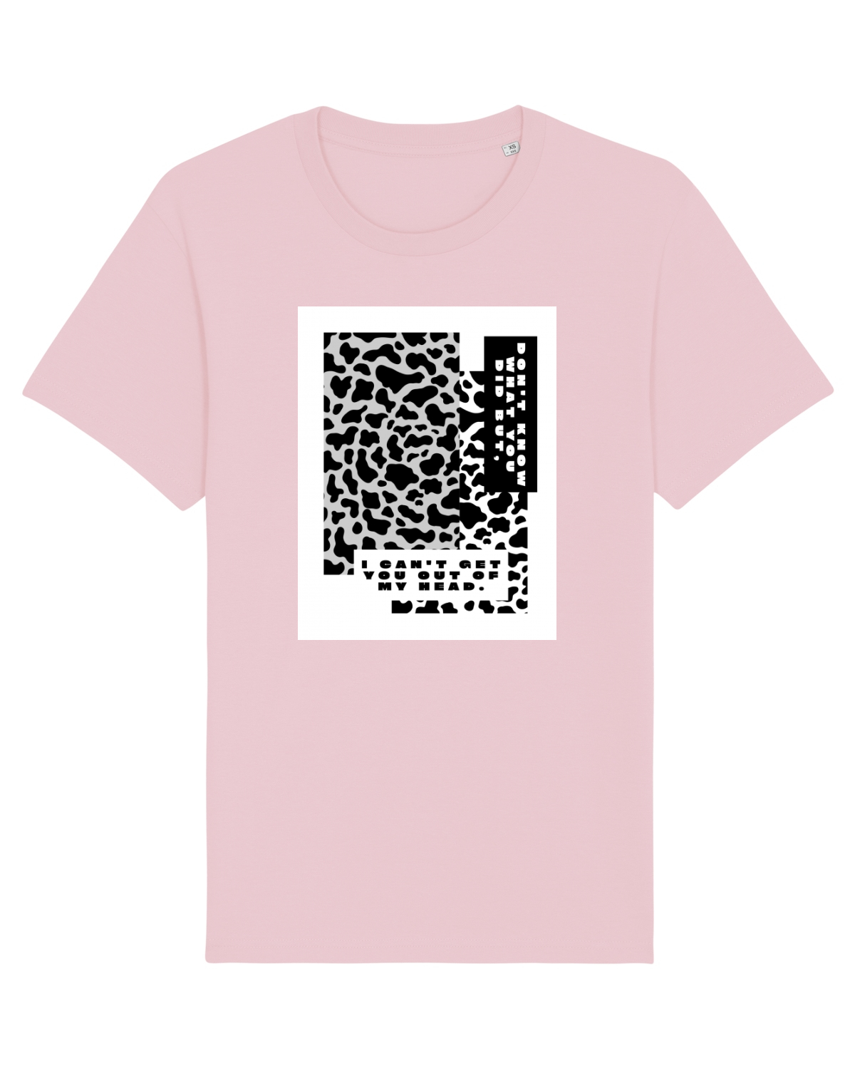 Tricou mânecă scurtă Unisex Rocker Cotton Pink