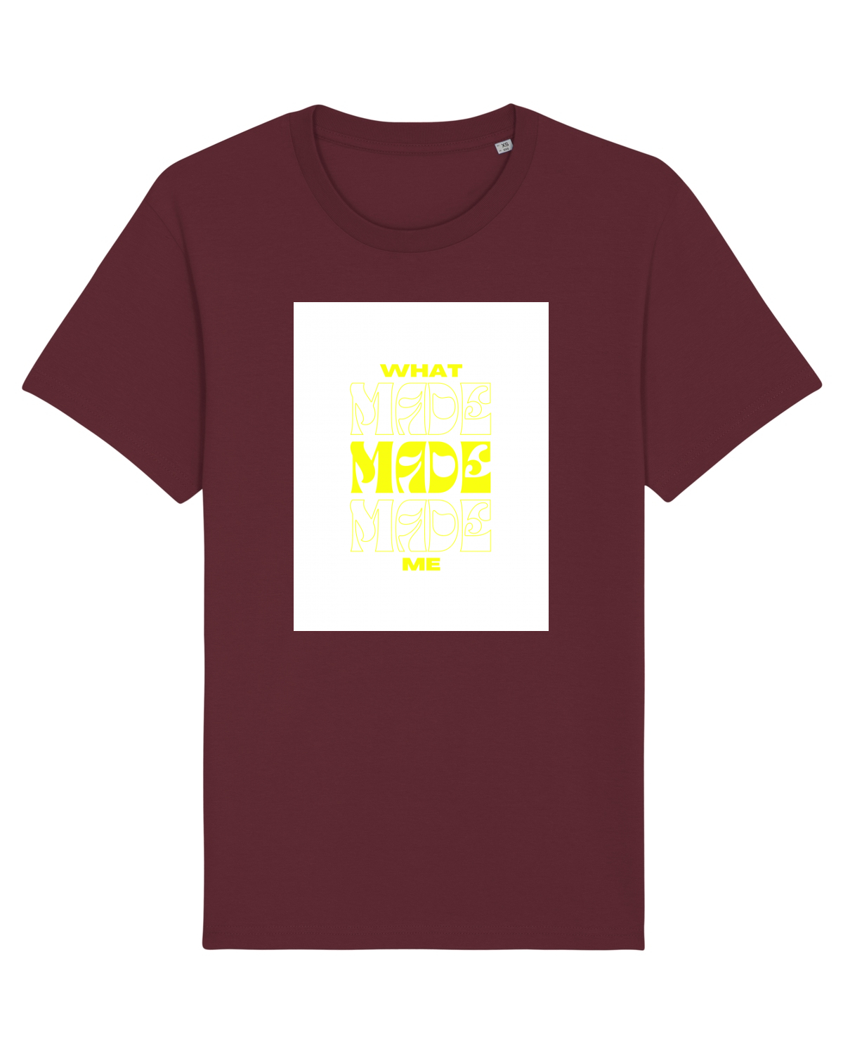 Tricou mânecă scurtă Unisex Rocker Burgundy