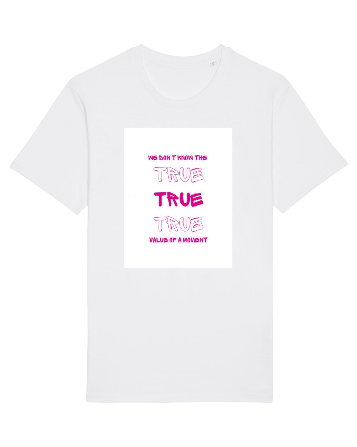 Tricou mânecă scurtă Unisex Rocker White