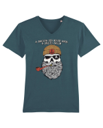 Skilled Sailor Tricou mânecă scurtă guler V Bărbat Presenter