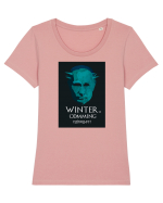 The King Of Ice  Tricou mânecă scurtă guler larg fitted Damă Expresser