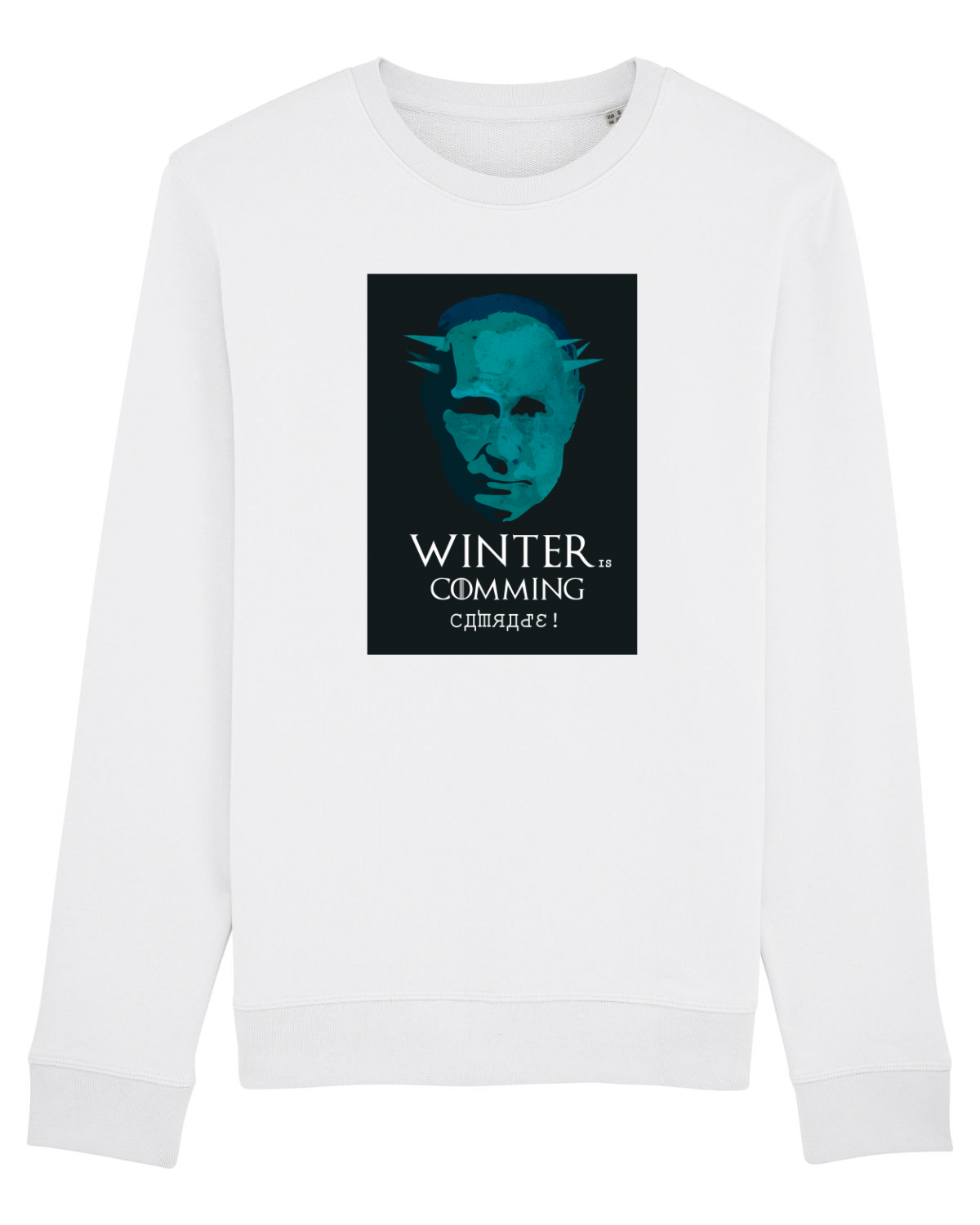 Bluză mânecă lungă Unisex Rise White