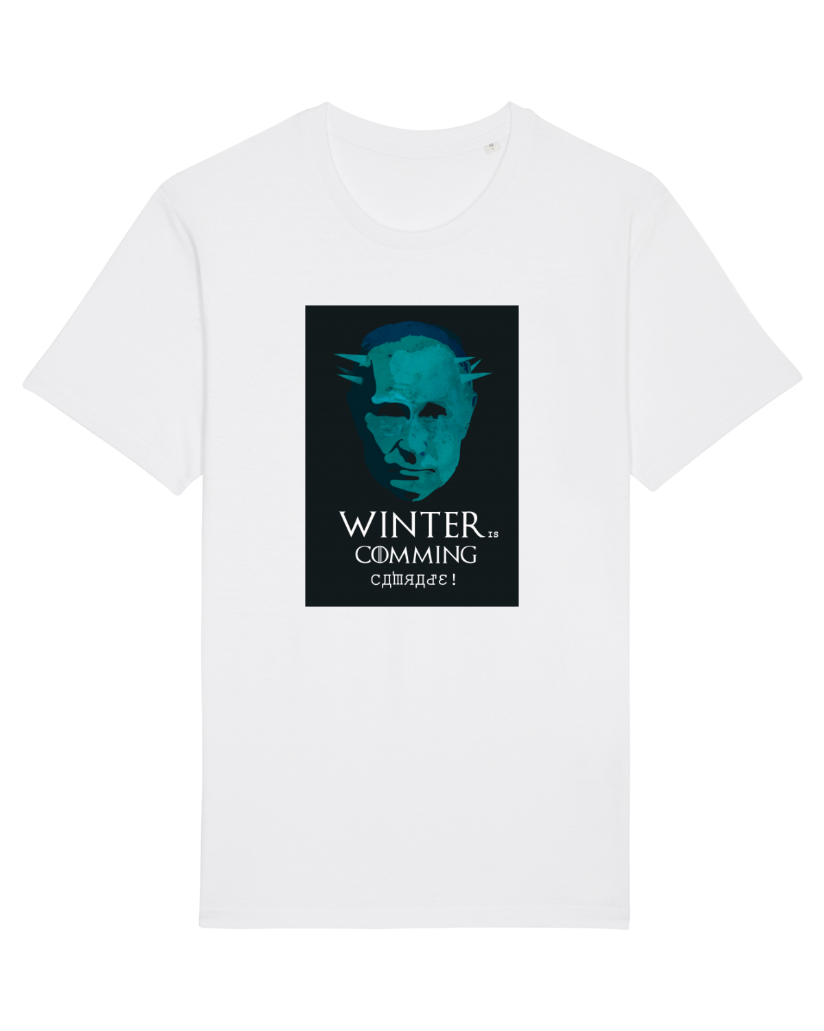 Tricou mânecă scurtă Unisex Rocker White