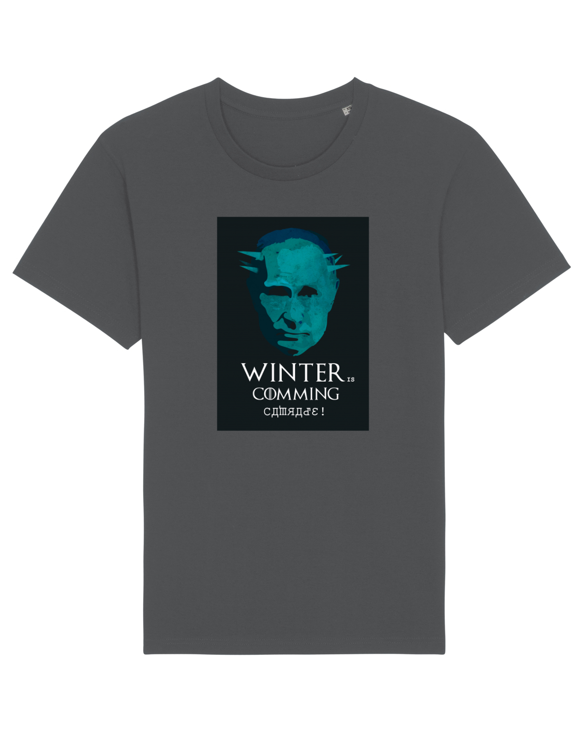 Tricou mânecă scurtă Unisex Rocker Anthracite