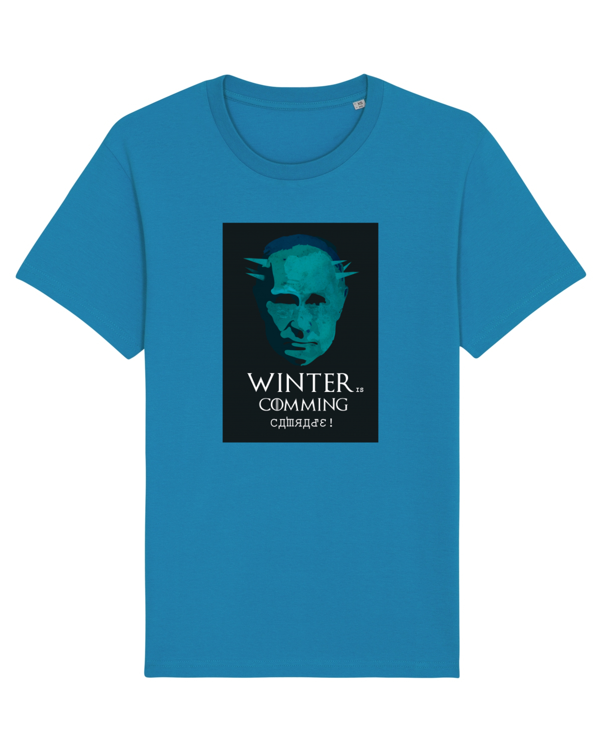Tricou mânecă scurtă Unisex Rocker Azur
