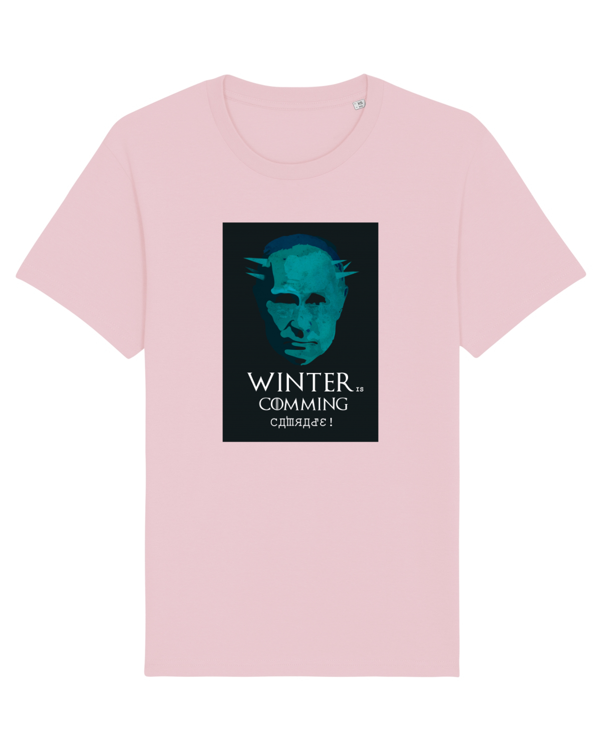 Tricou mânecă scurtă Unisex Rocker Cotton Pink