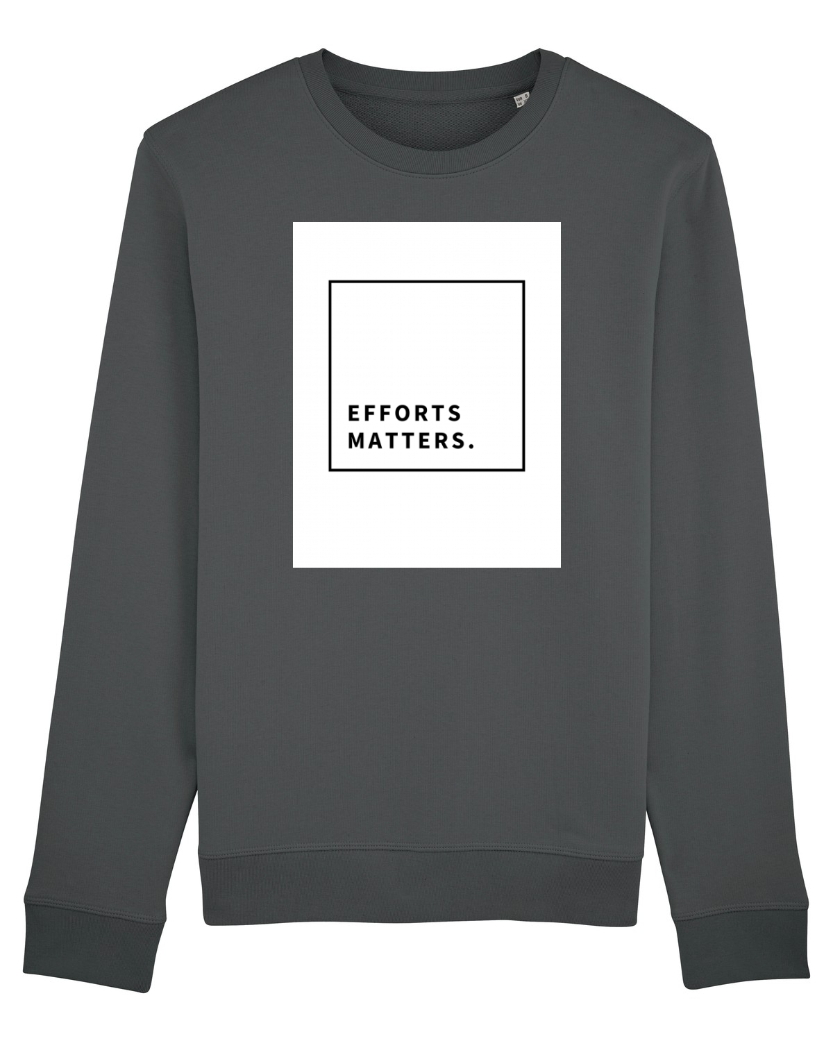 Bluză mânecă lungă Unisex Rise Anthracite