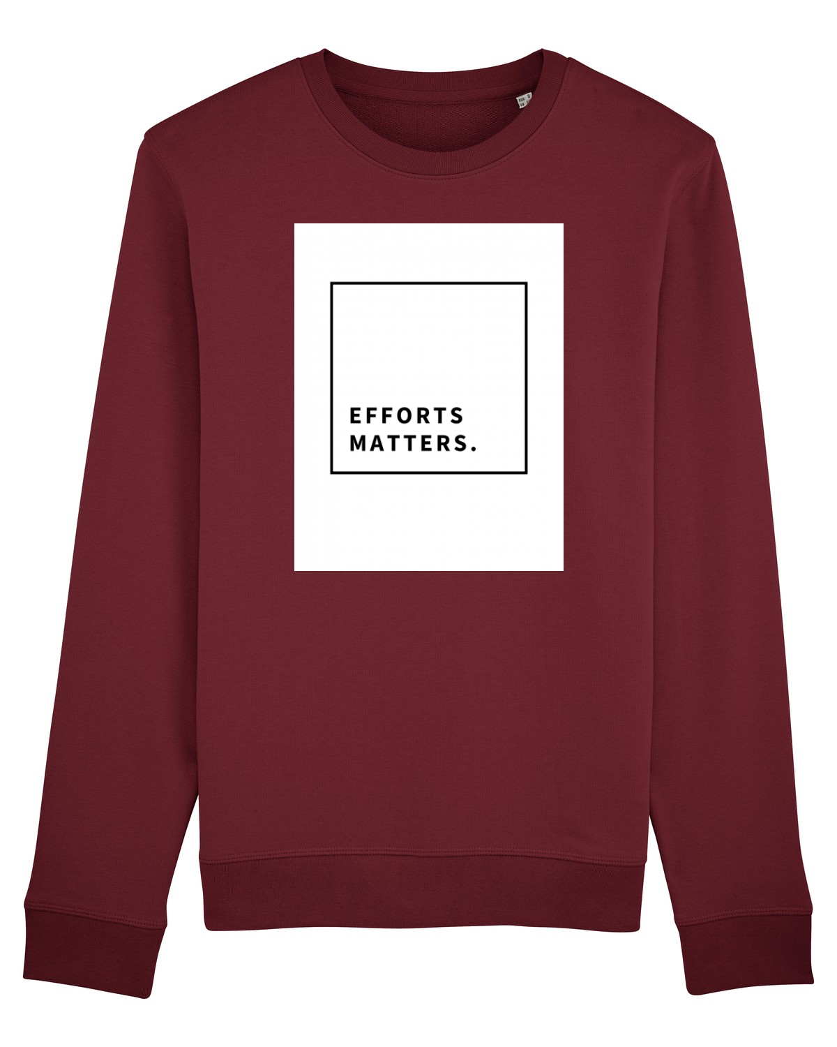 Bluză mânecă lungă Unisex Rise Burgundy
