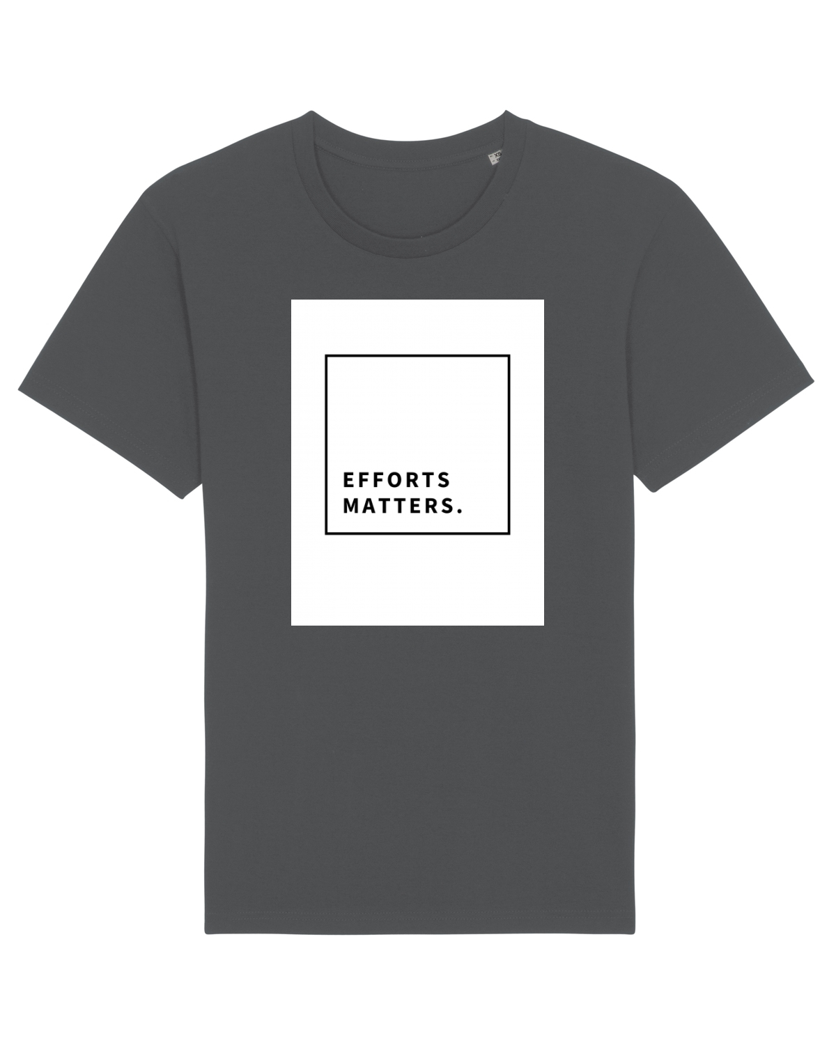 Tricou mânecă scurtă Unisex Rocker Anthracite
