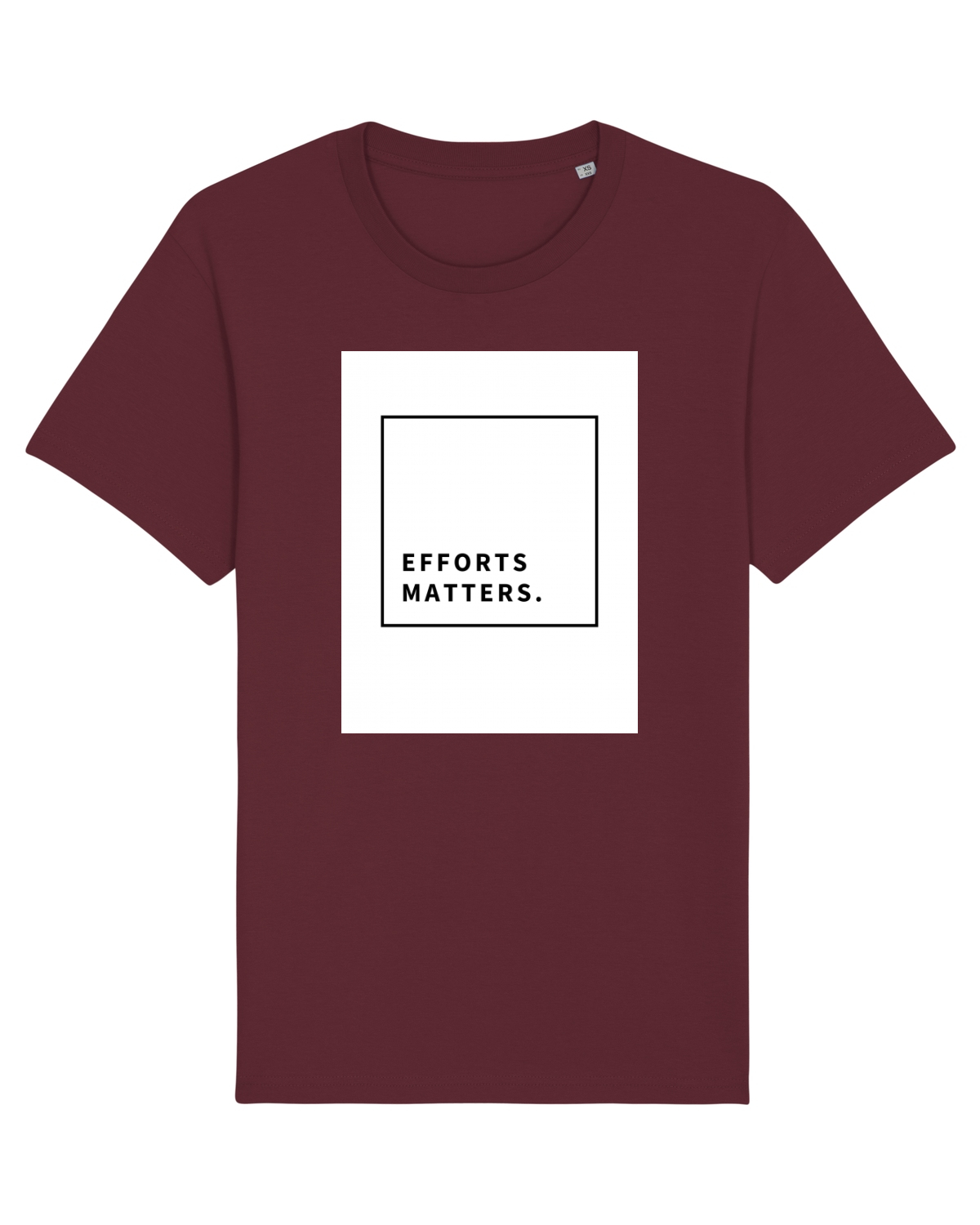Tricou mânecă scurtă Unisex Rocker Burgundy