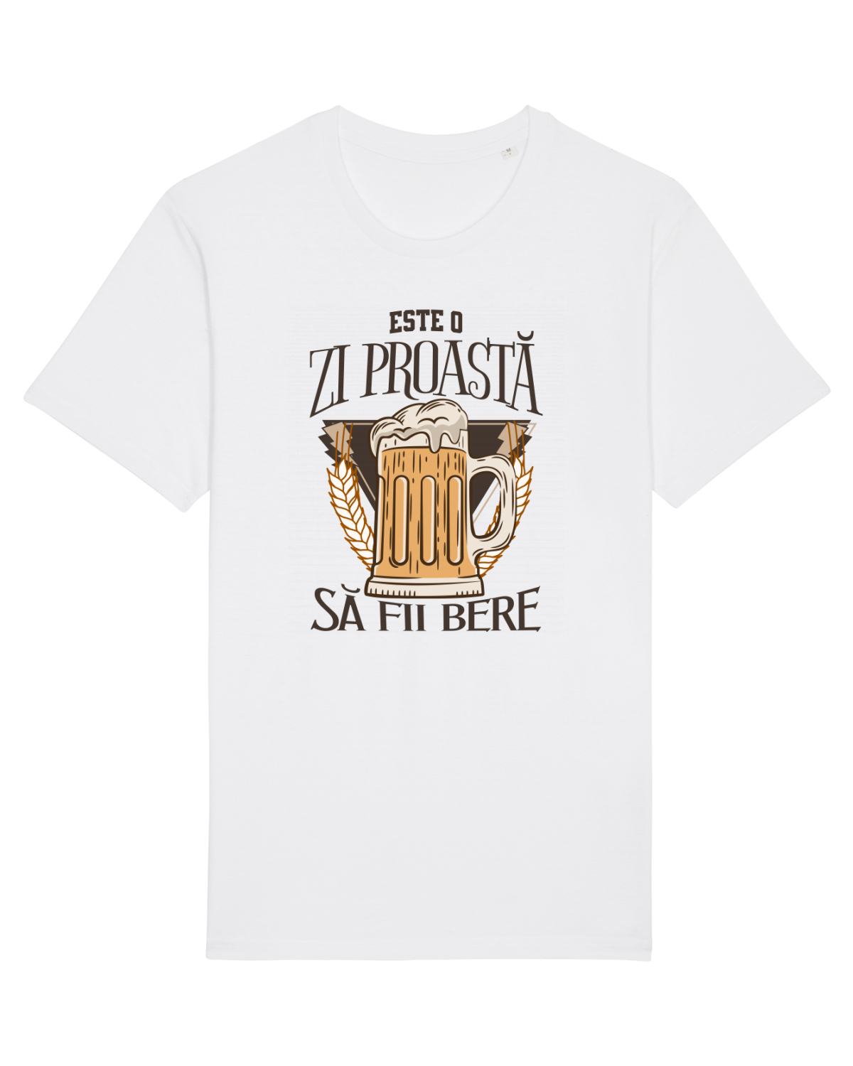 Tricou mânecă scurtă Unisex Rocker White