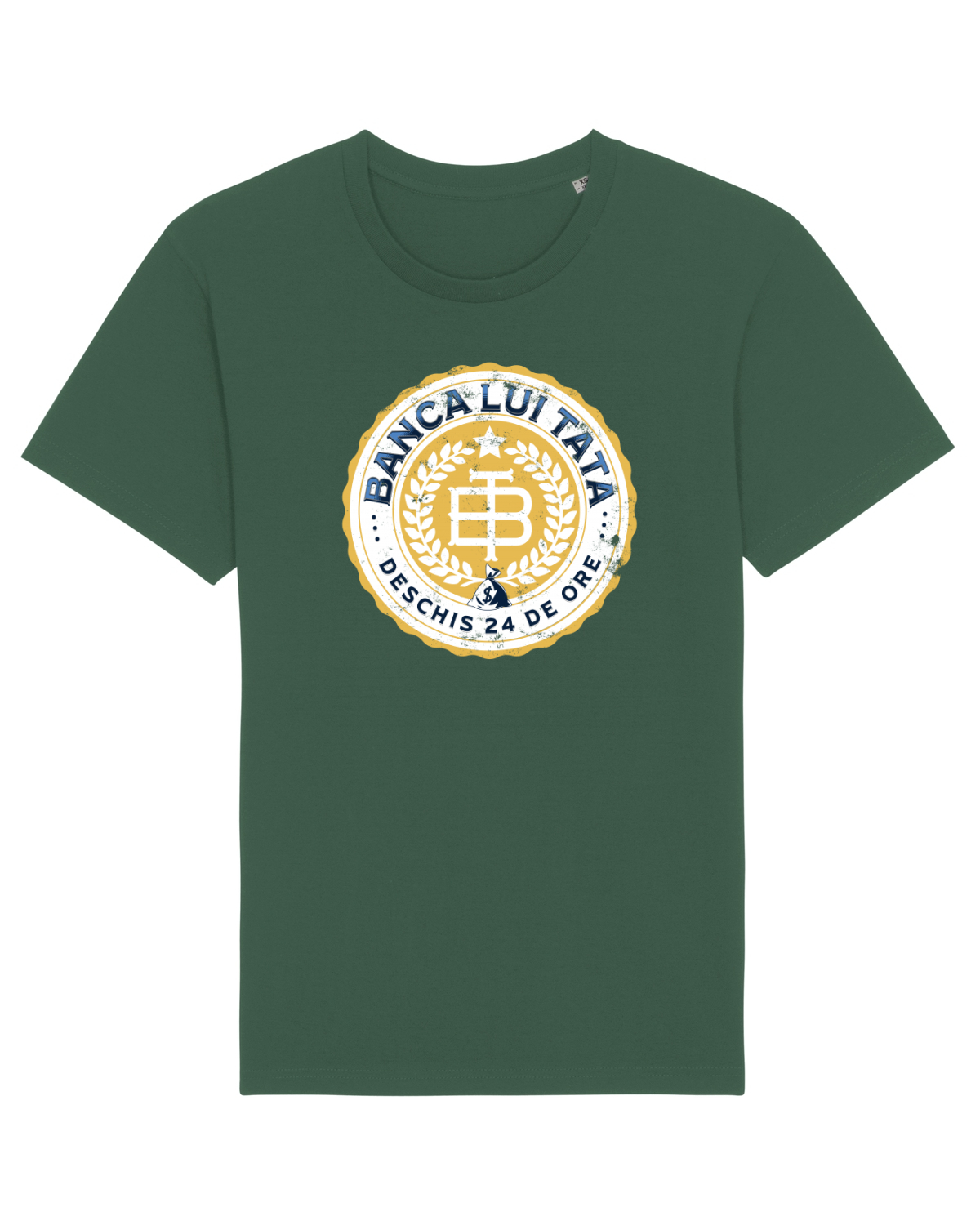 Tricou mânecă scurtă Unisex Rocker Bottle Green