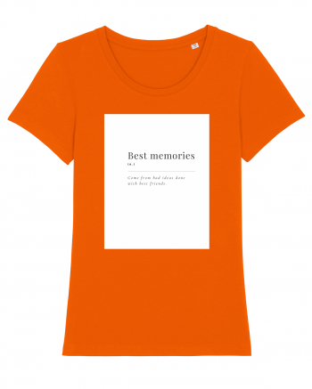 best memories Bright Orange