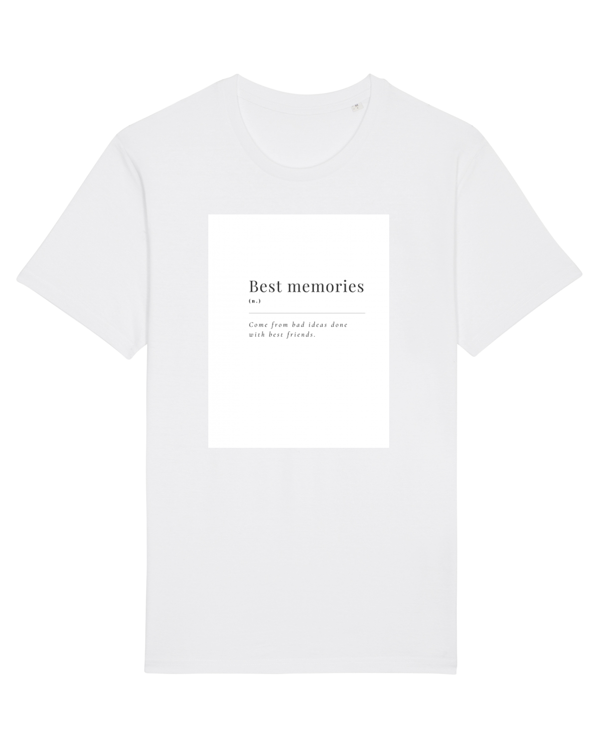 Tricou mânecă scurtă Unisex Rocker White