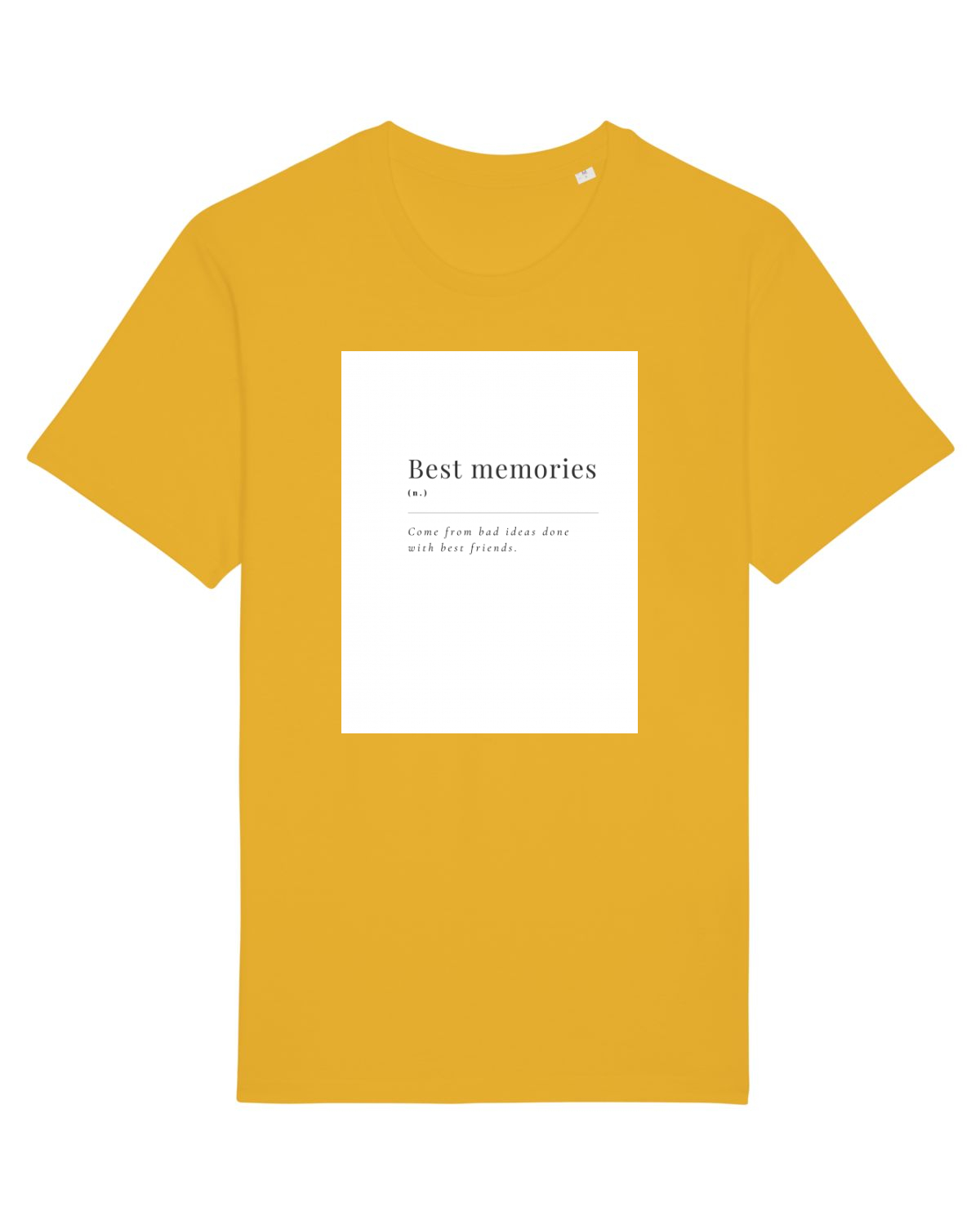 Tricou mânecă scurtă Unisex Rocker Spectra Yellow