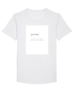 sarcasm Tricou mânecă scurtă guler larg Bărbat Skater
