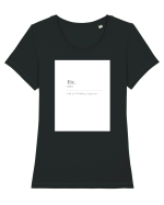 etc. Tricou mânecă scurtă guler larg fitted Damă Expresser