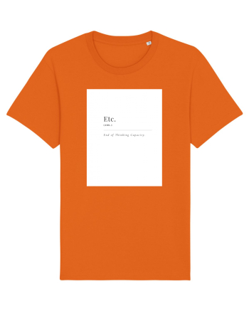 etc. Bright Orange