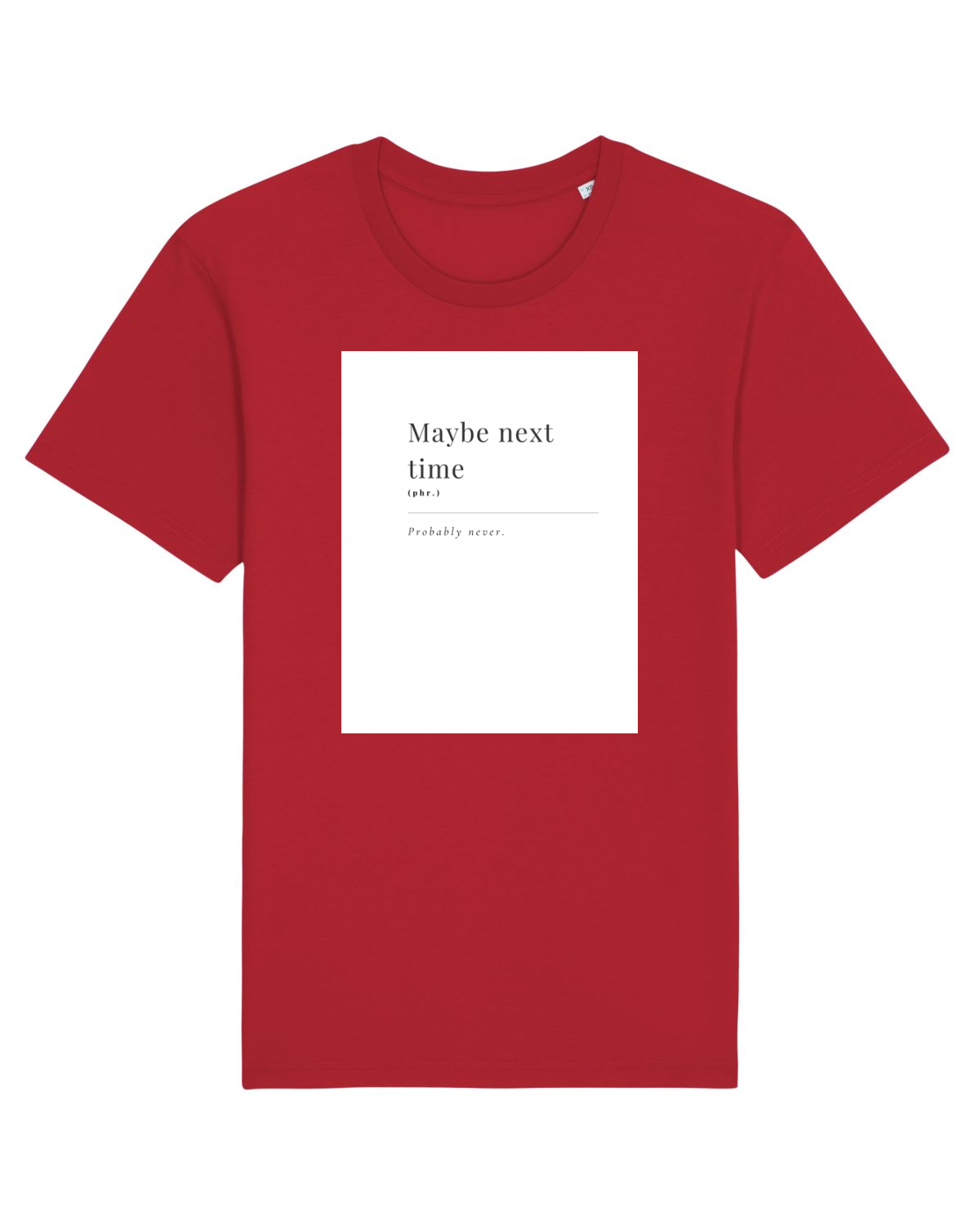 Tricou mânecă scurtă Unisex Rocker Red