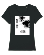 otherside Tricou mânecă scurtă guler larg fitted Damă Expresser