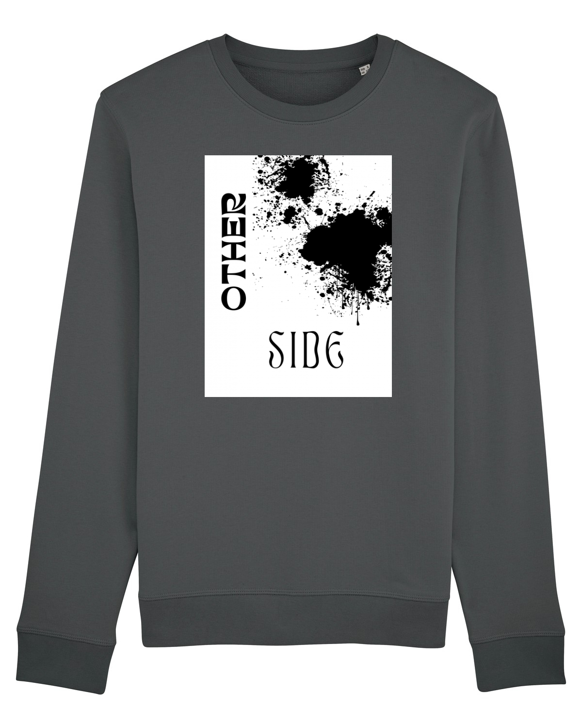 Bluză mânecă lungă Unisex Rise Anthracite