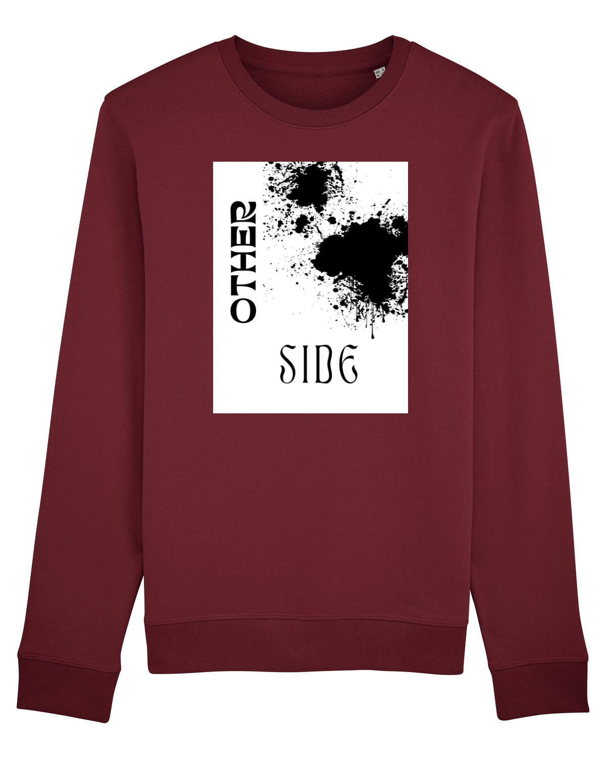 Bluză mânecă lungă Unisex Rise Burgundy