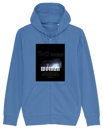woman Bright Blue