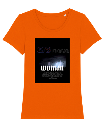 woman Bright Orange