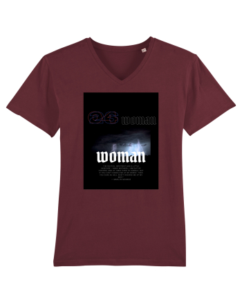 woman Burgundy