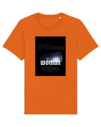 woman Bright Orange