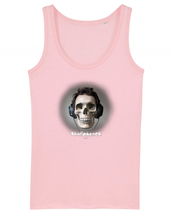 Craniu cu casti - skullphones 04 Cotton Pink