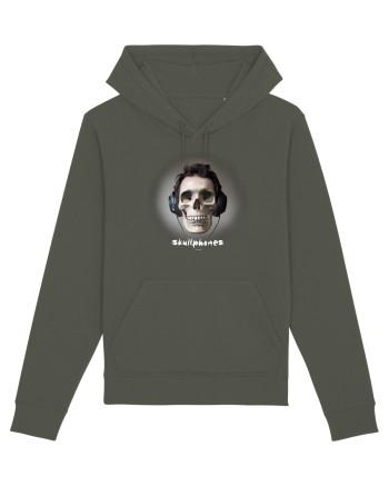 Craniu cu casti - skullphones 04 Khaki