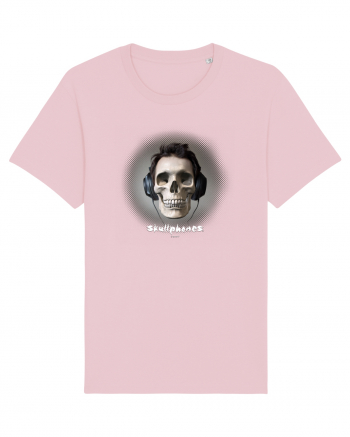 Craniu cu casti - skullphones 04 Cotton Pink