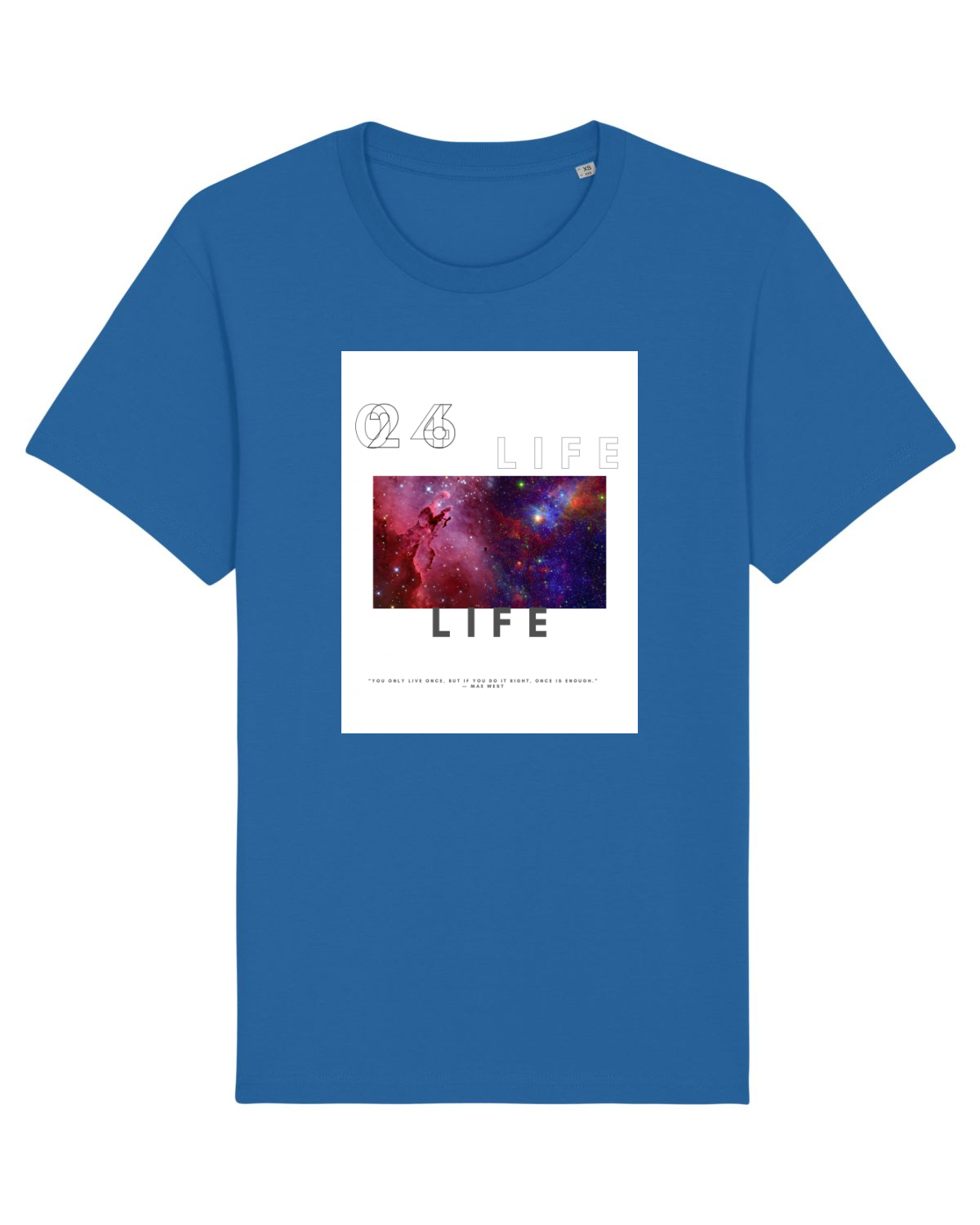 Tricou mânecă scurtă Unisex Rocker Royal Blue