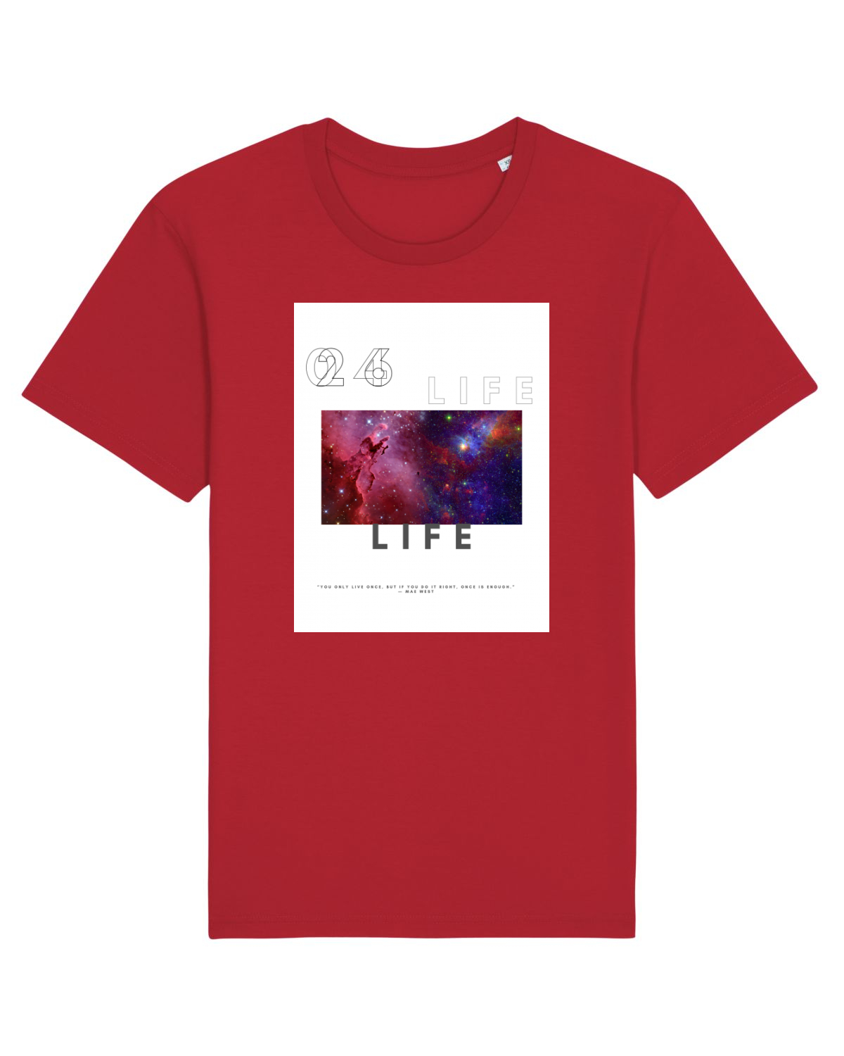 Tricou mânecă scurtă Unisex Rocker Red