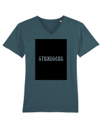 strangers Tricou mânecă scurtă guler V Bărbat Presenter