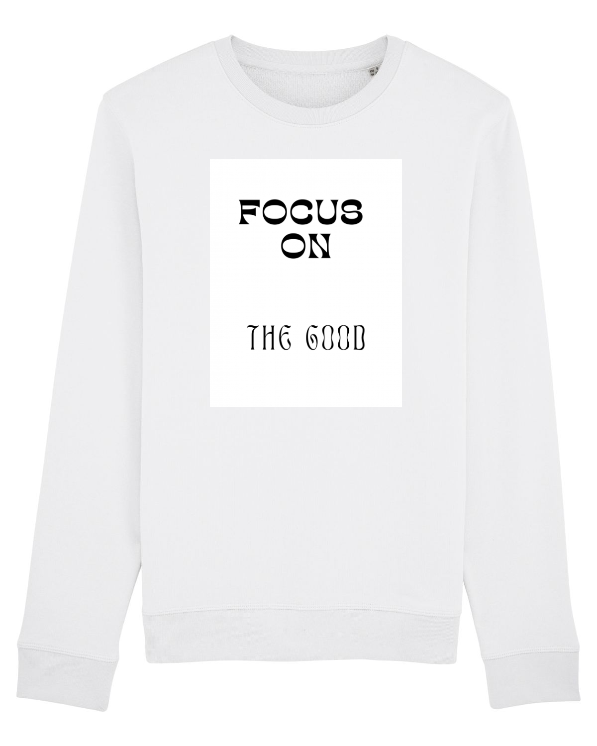 Bluză mânecă lungă Unisex Rise White