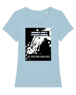 moneyisn'teverything Tricou mânecă scurtă guler larg fitted Damă Expresser