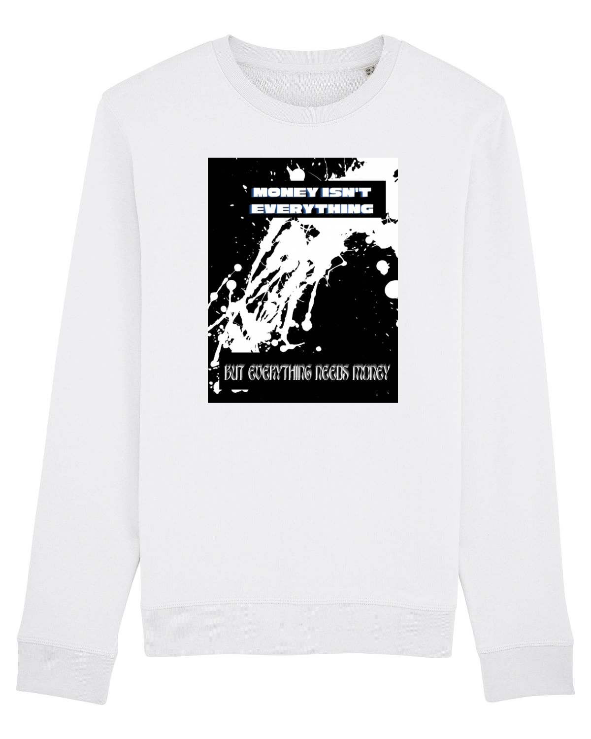 Bluză mânecă lungă Unisex Rise White