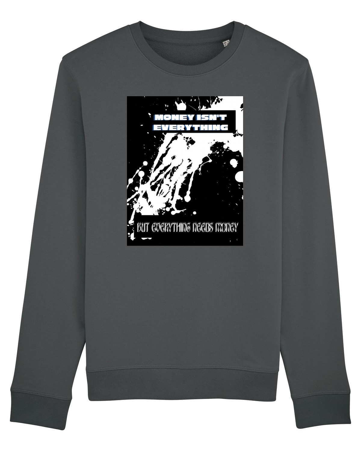 Bluză mânecă lungă Unisex Rise Anthracite